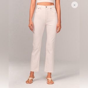 ABERCROMBIE Ankle Straight Ultra High Rise | size 27